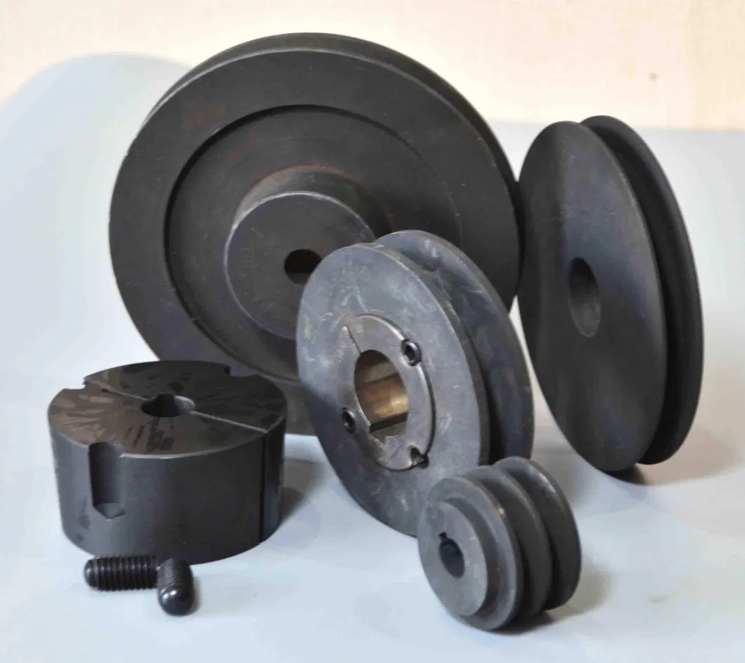 Casting Belt Pulley with Taper Bushing SPA/Spb/Spc/3V/5V/8V/Ak/Bk and Qd Bore